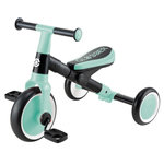 Globber Learning Bike - Trike 2 En 1 Evolutif Pastel Menthe / Noir