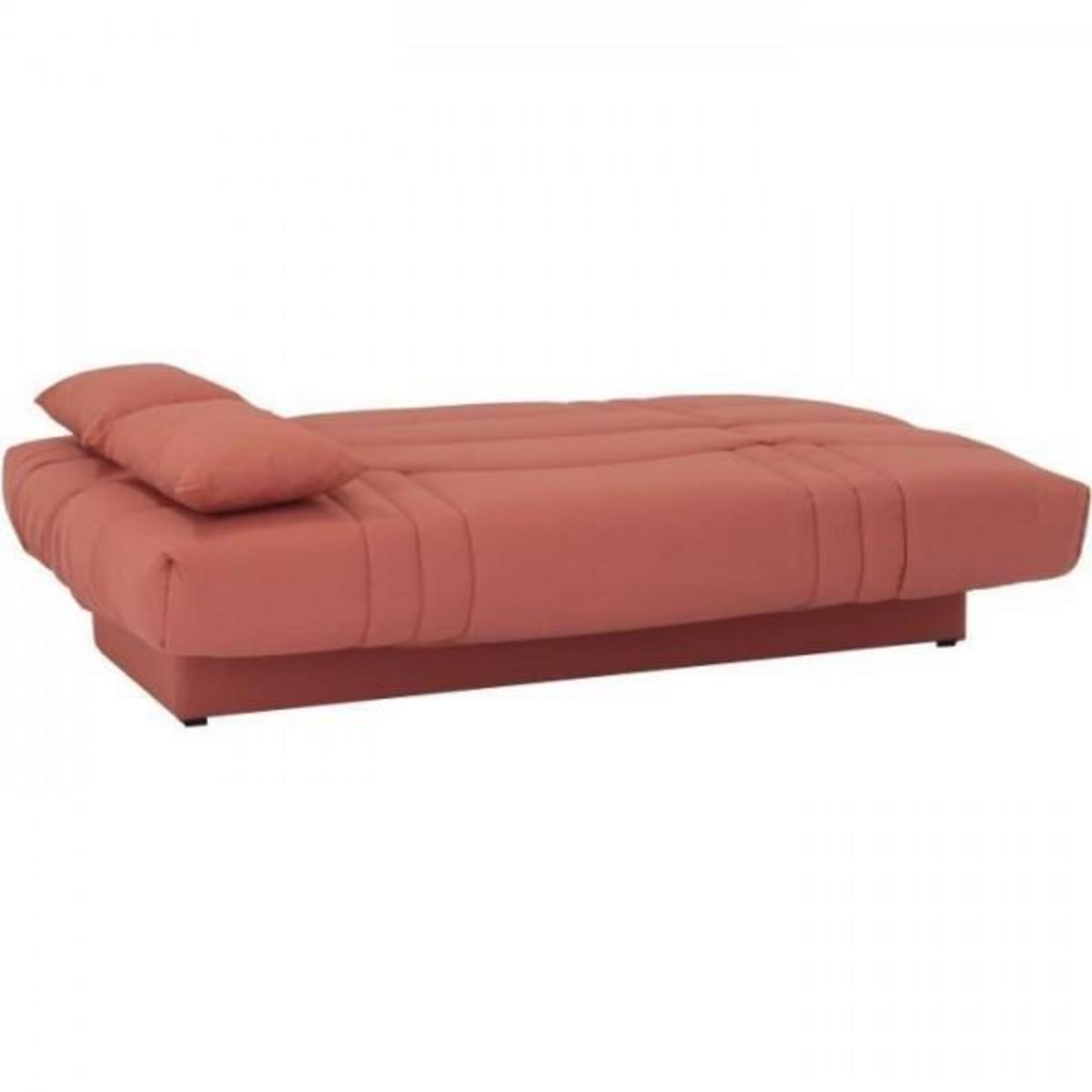 MARKET24 Banquette clic clac 3 places - tissu Terracotta - Style contemporain - L 190 x P 92 cm - DREAM
