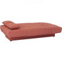 Voir la diapositive 4 : MARKET24 Banquette clic clac 3 places - tissu Terracotta - Style contemporain - L 190 x P 92 cm - DREAM