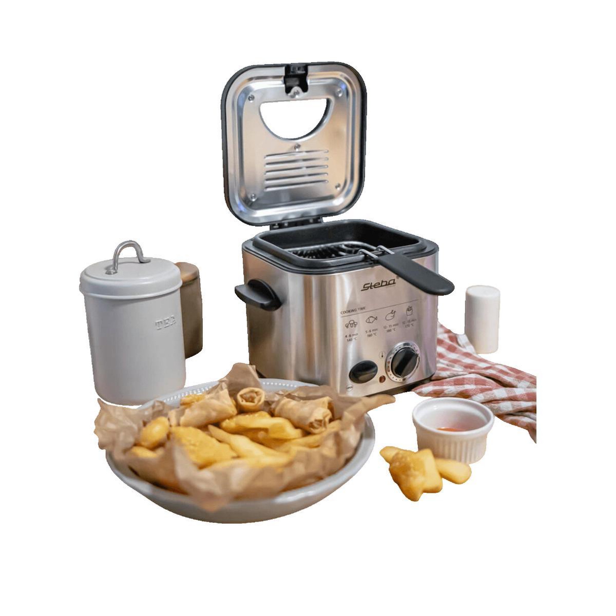 Voir la diapositive 3 : STEBA Friteuse Steba DF 95 multifonctionnelle