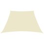 Voir la diapositive 2 : VIDAXL Voile de parasol Tissu Oxford trapeze 2/4x3 m Creme