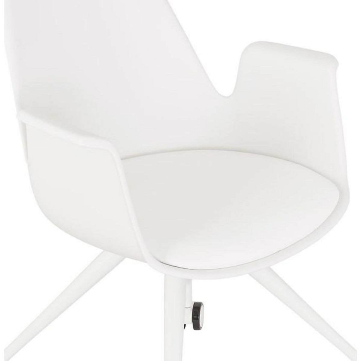 Paris Prix Chaise de Bureau Design  Mirabel  89cm Blanc