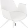 Voir la diapositive 6 : Paris Prix Chaise de Bureau Design  Mirabel  89cm Blanc