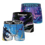 Voir la diapositive 1 : FREEGUN Lot de 3 boxers enfant Heroes