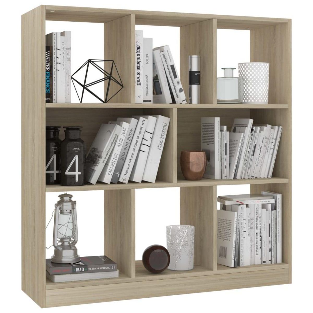 VIDAXL Bibliotheque Chene sonoma 97,5x29,5x100 cm Bois d'ingenierie
