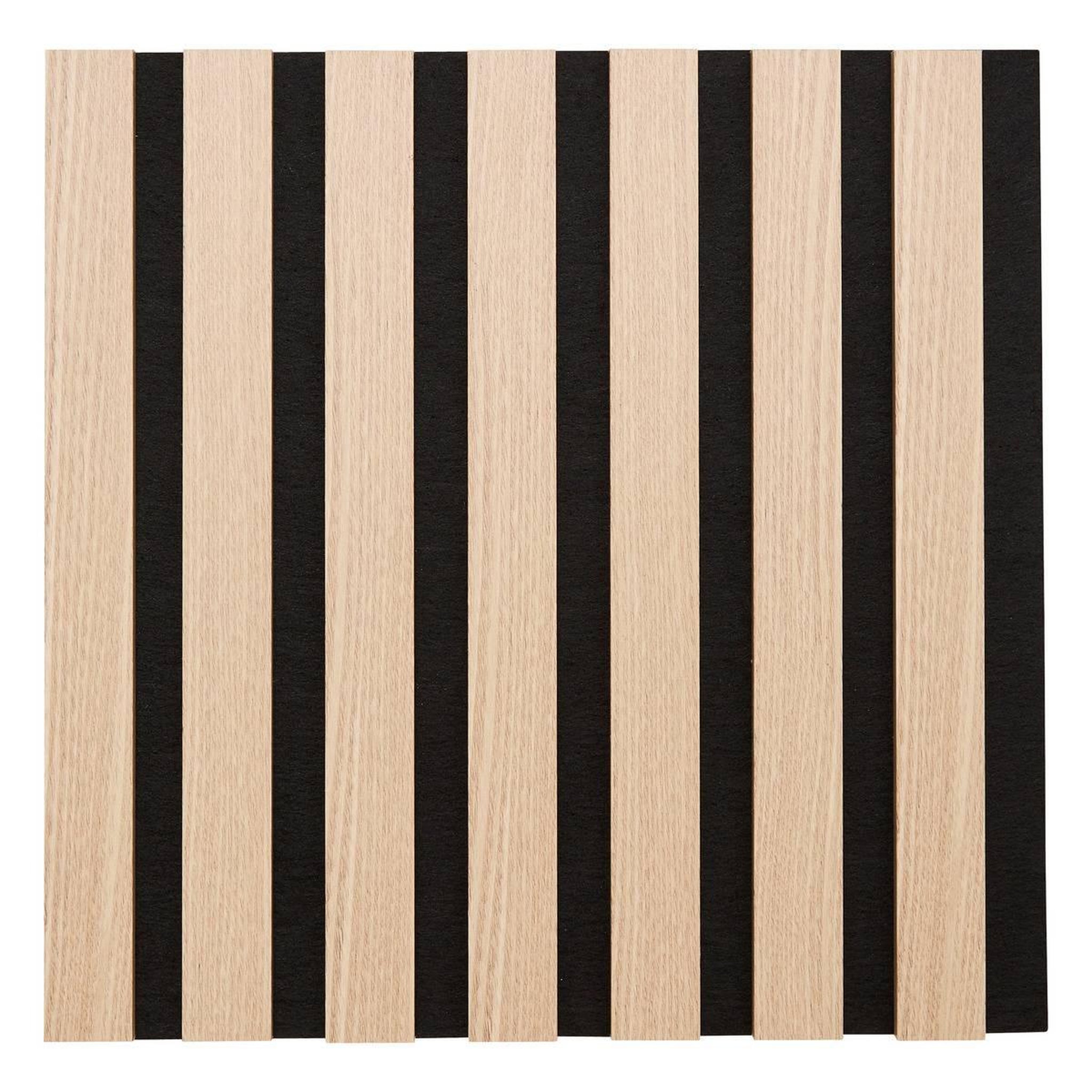 Voir la diapositive 2 : ATMOSPHERA Lot de 3 panneaux déco  colva  30x30cm naturel