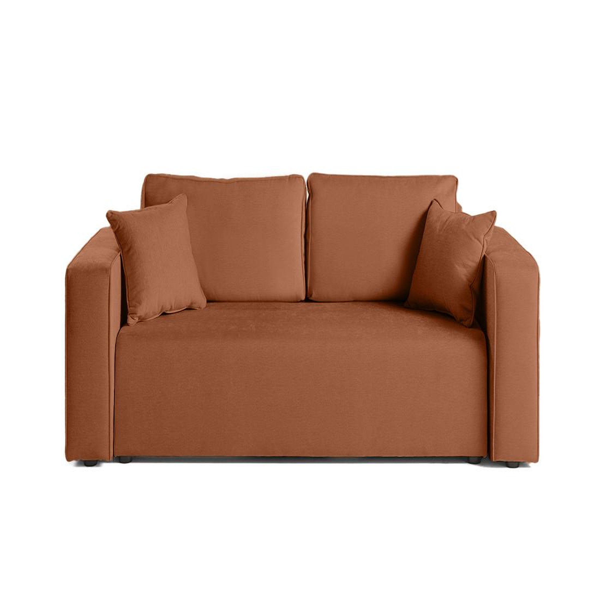 Voir la diapositive 1 : BEST MOBILIER Topaze - canapé droit 2 places - en tissu