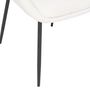 Voir la diapositive 4 : TOILINUX Lot de 2 chaises en tissu chenille SELISO
