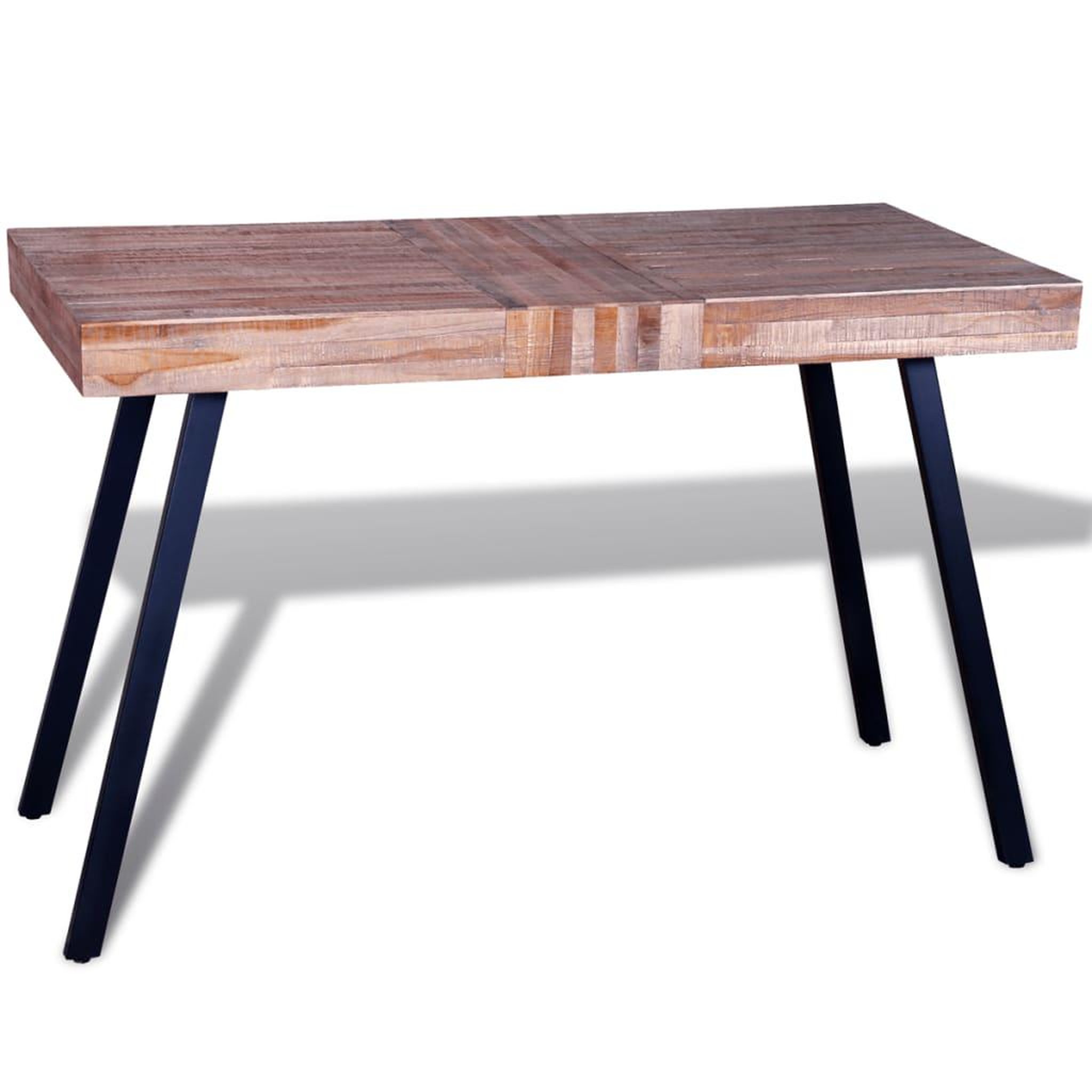 Voir la diapositive 4 : VIDAXL Table Teck recycle
