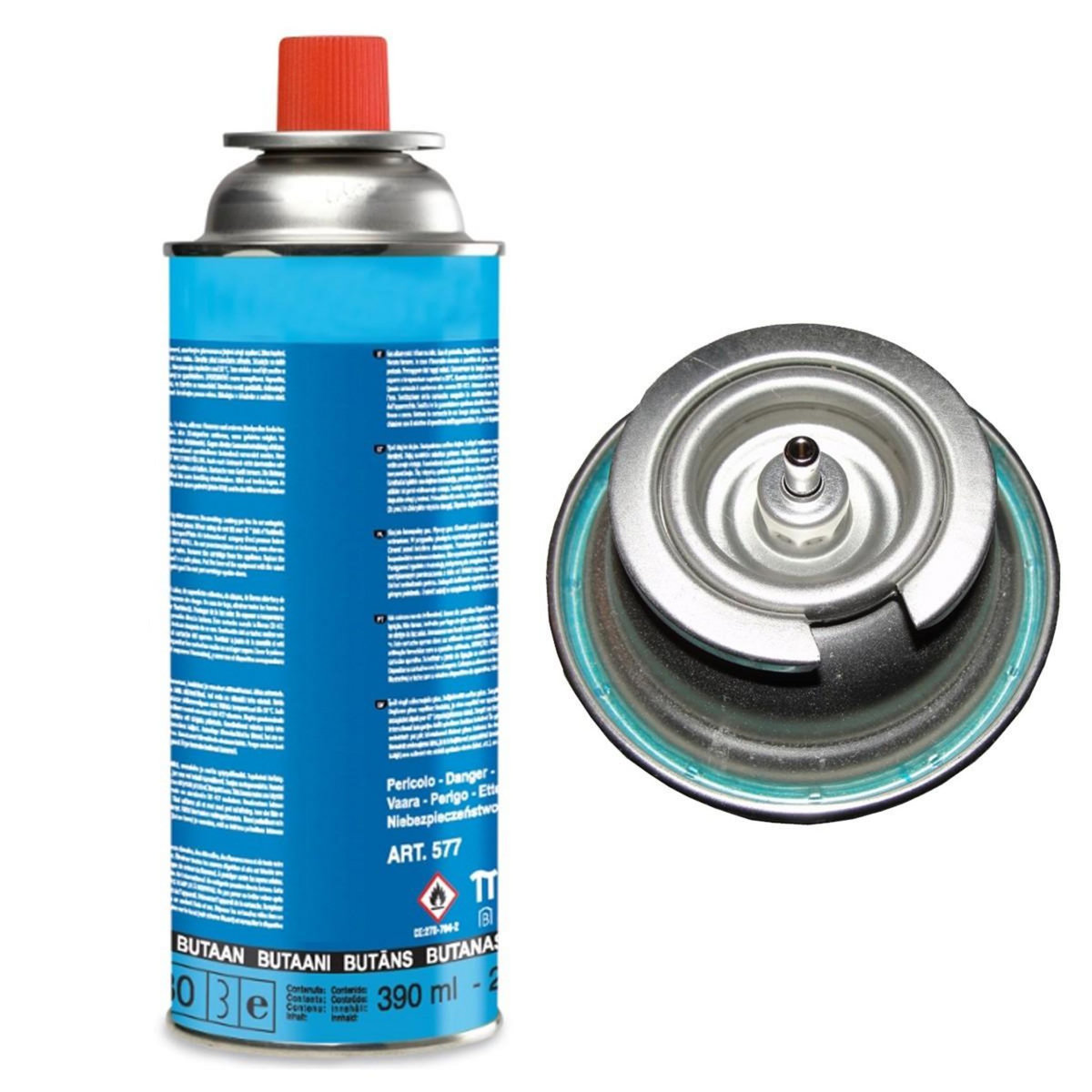 Kemper Plancha à gaz portable 2300W + 4 cartouches de gaz + Valise de transport KEMPER