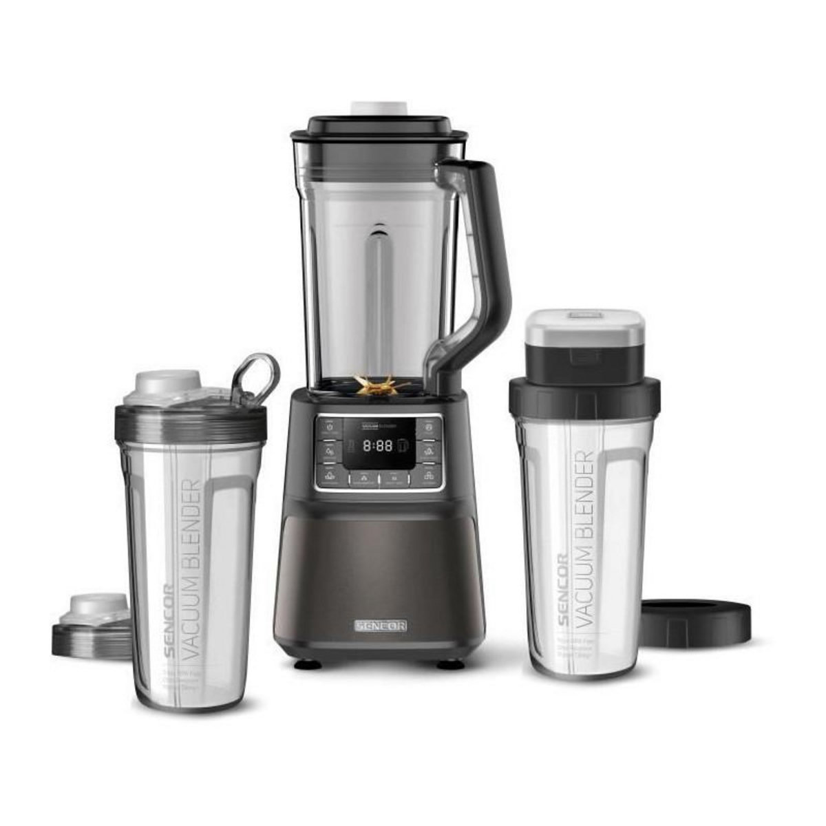 SENCO Mixeur automatique - SENCOR - SBU 7878BK - 1500 W - 28 000 tr/min - 7 vitesses - 8 lames - Noir