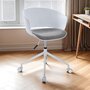 Voir la diapositive 2 : IDIMEX Chaise de bureau pivotante DAGMA, en plastique
