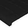 VIDAXL Tete de lit Noir 80x5x78/88 cm Tissu