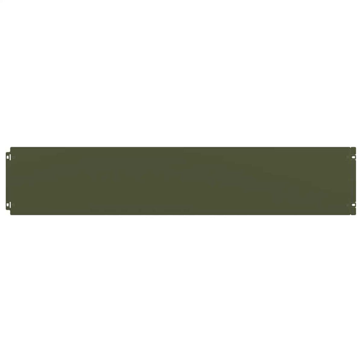 VIDAXL Bordures pelouse 30pcs vert olive 20x103cm acier lamine a froid