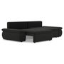 Voir la diapositive 3 : LISA DESIGN Elvona - canapé droit 3 places convertible avec coffre en tissu texturé