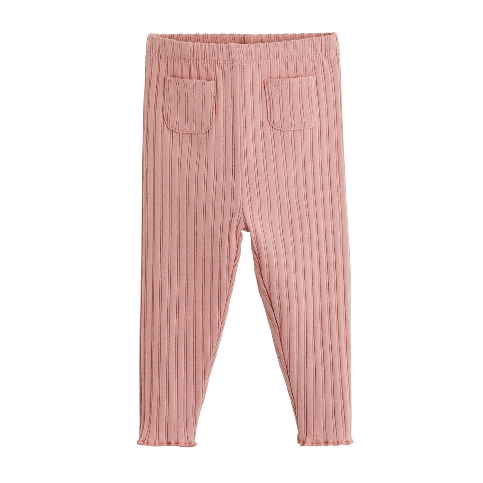Voir la diapositive 2 : PETIT BEGUIN Lot de 2 leggings enfant côtelés cléo