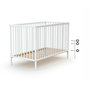 Voir la diapositive 6 : WEBABY Lit bébé en bois 60x120 ONE