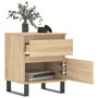Voir la diapositive 4 : VIDAXL Tables de chevet 2 pcs chene sonoma 40x35x50 cm bois ingenierie