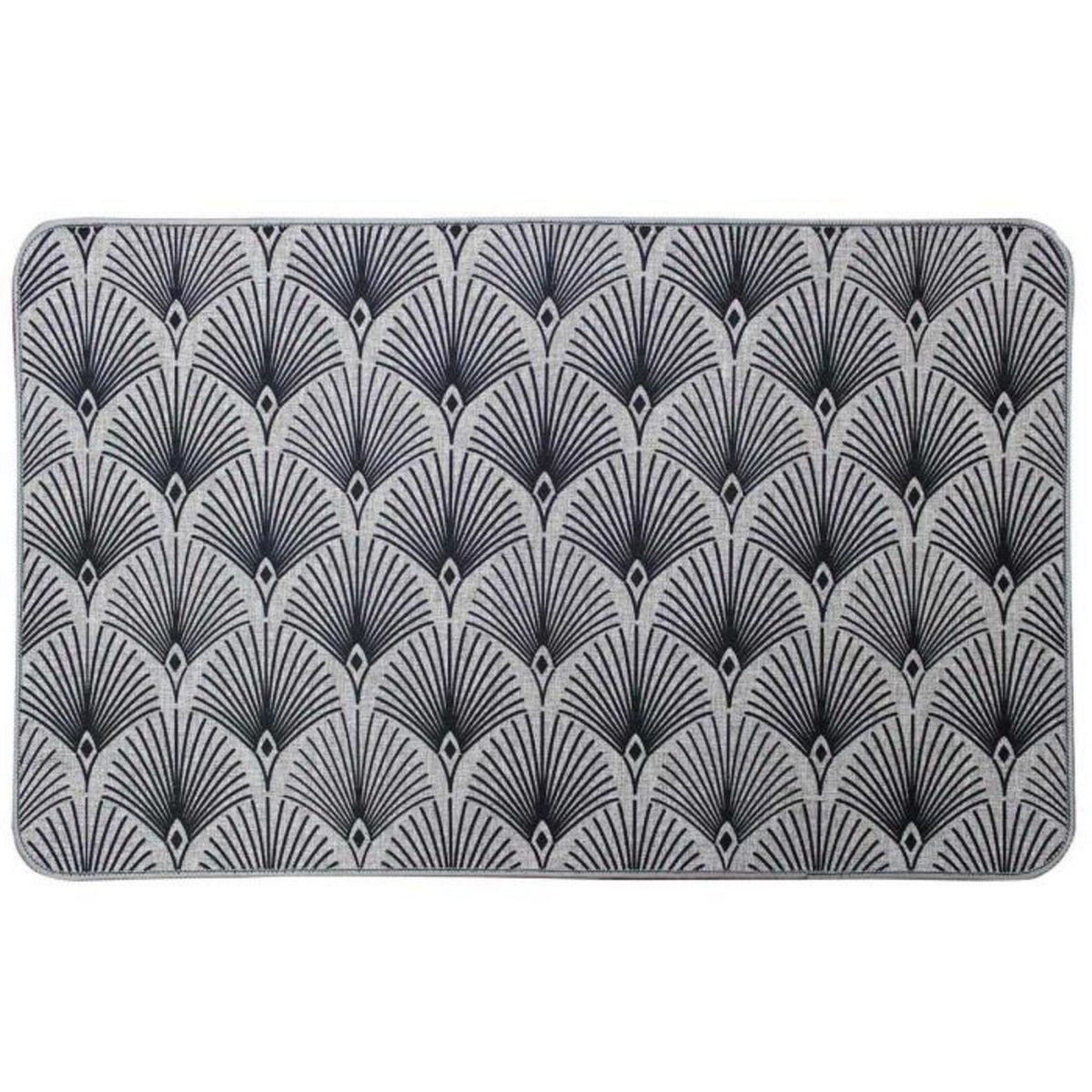 Paris Prix Tapis Tissé Imprimé  Casella  45x75cm Gris