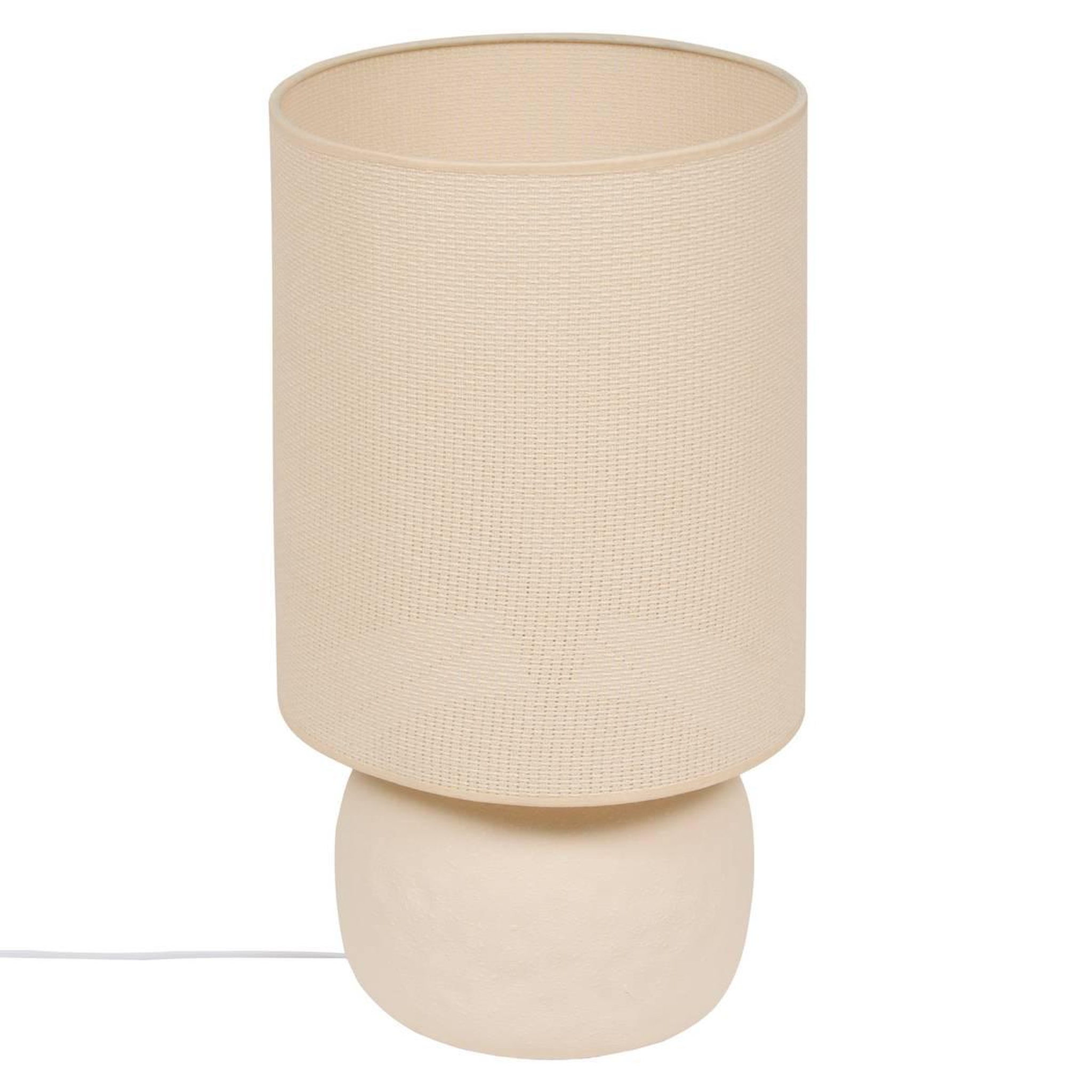 ATMOSPHERA Lampe à Poser Boule  Obine  56cm Beige