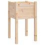 Voir la diapositive 4 : VIDAXL Jardinieres d'exterieur 2 pcs 40x40x70 cm bois de pin massif