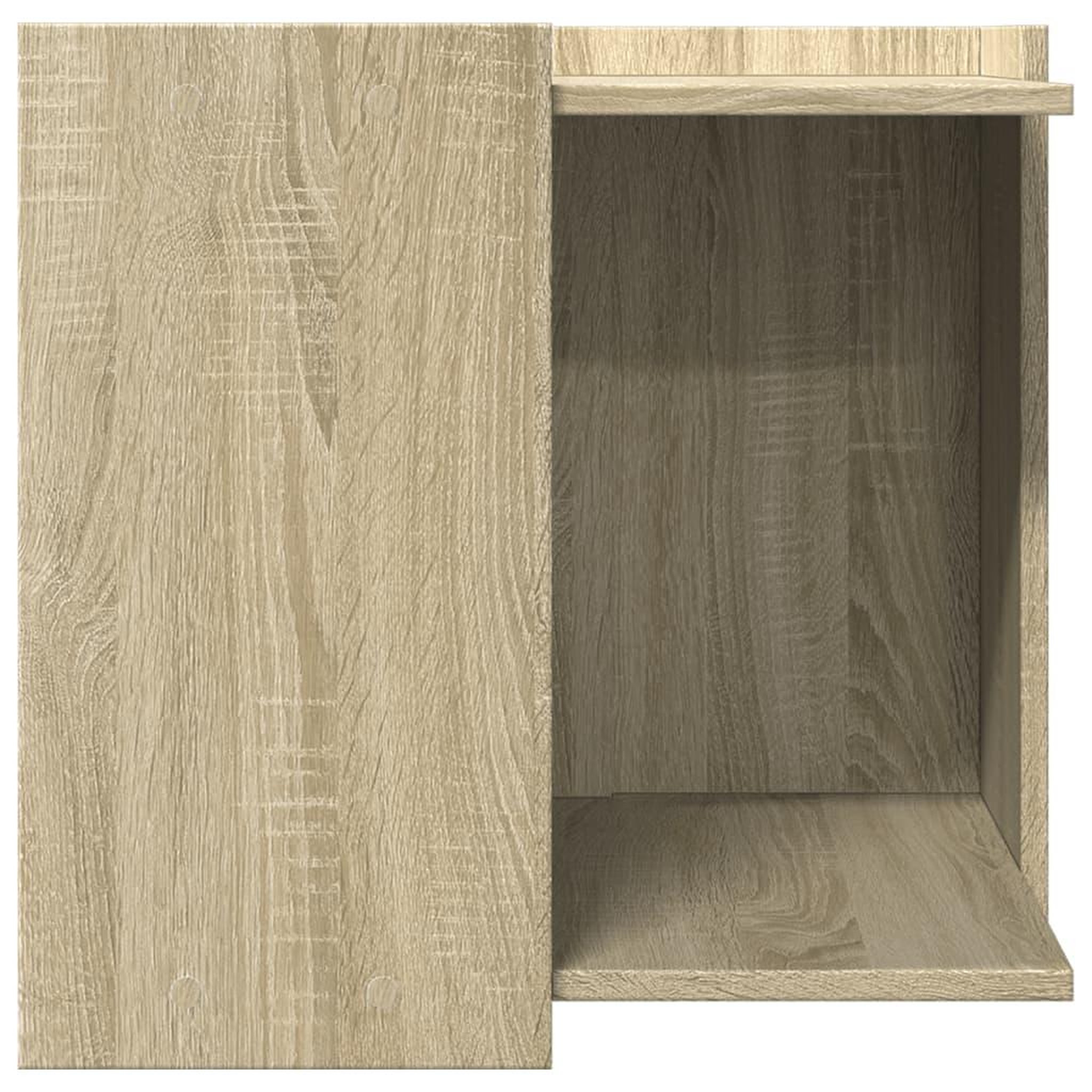 Voir la diapositive 5 : VIDAXL Meuble de bac a litiere pour chat chene sonoma bois ingenierie
