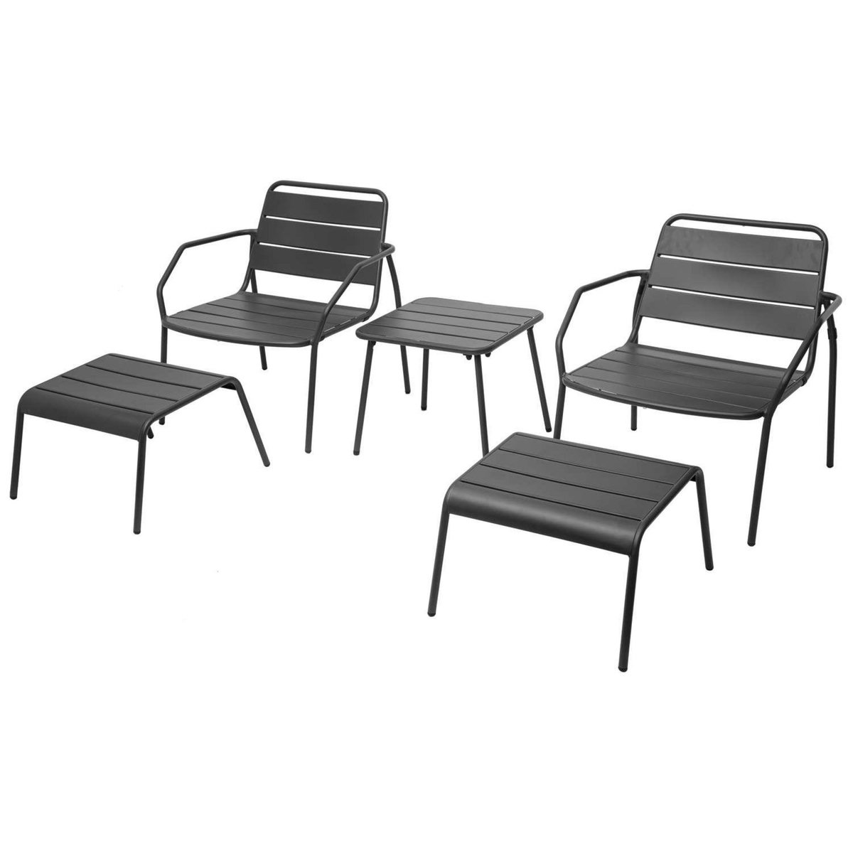 HESPERIDE Salon de jardin duo relax Phuket - 2 places