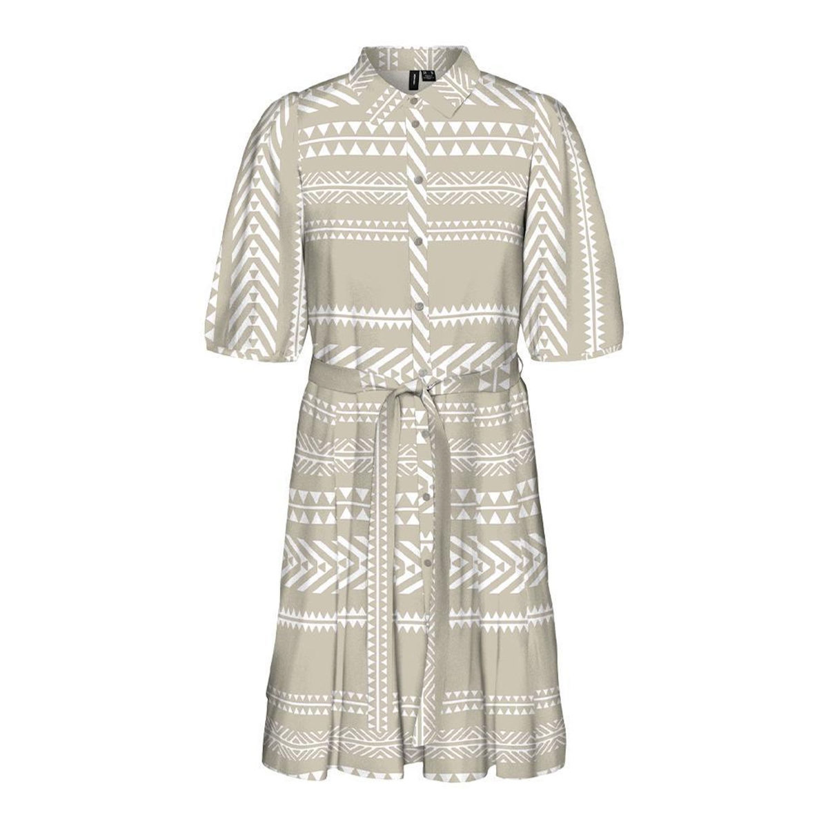 Vero Moda Robe Grise/Blanche Femme Vero Moda Dicthe
