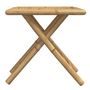 Voir la diapositive 5 : VIDAXL Table de jardin pliable 45x45x45 cm bambou