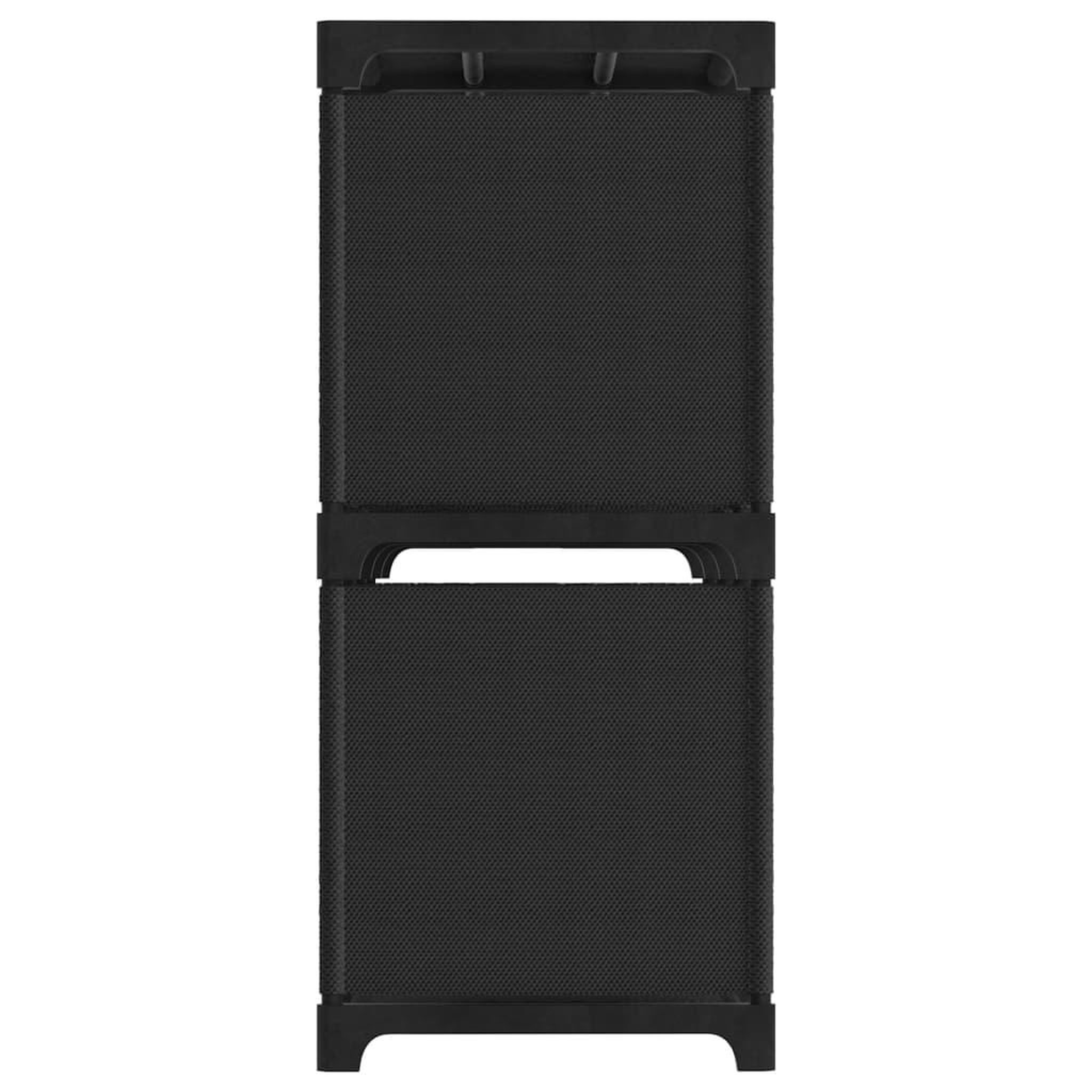 Voir la diapositive 3 : VIDAXL Etagere d'affichage 6 cubes Noir 103x30x72,5 cm Tissu