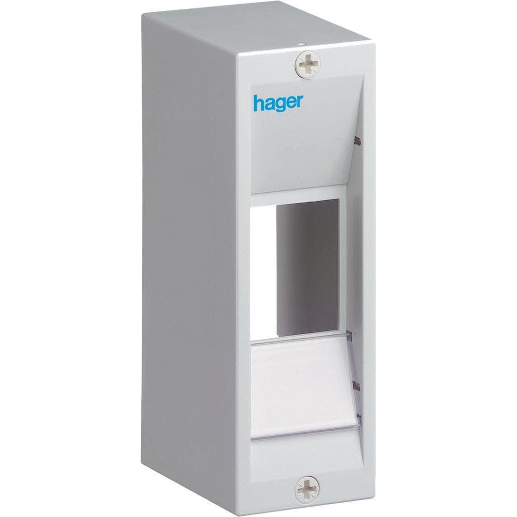 HAGER Coffret cache-borne 4 modules gamma+