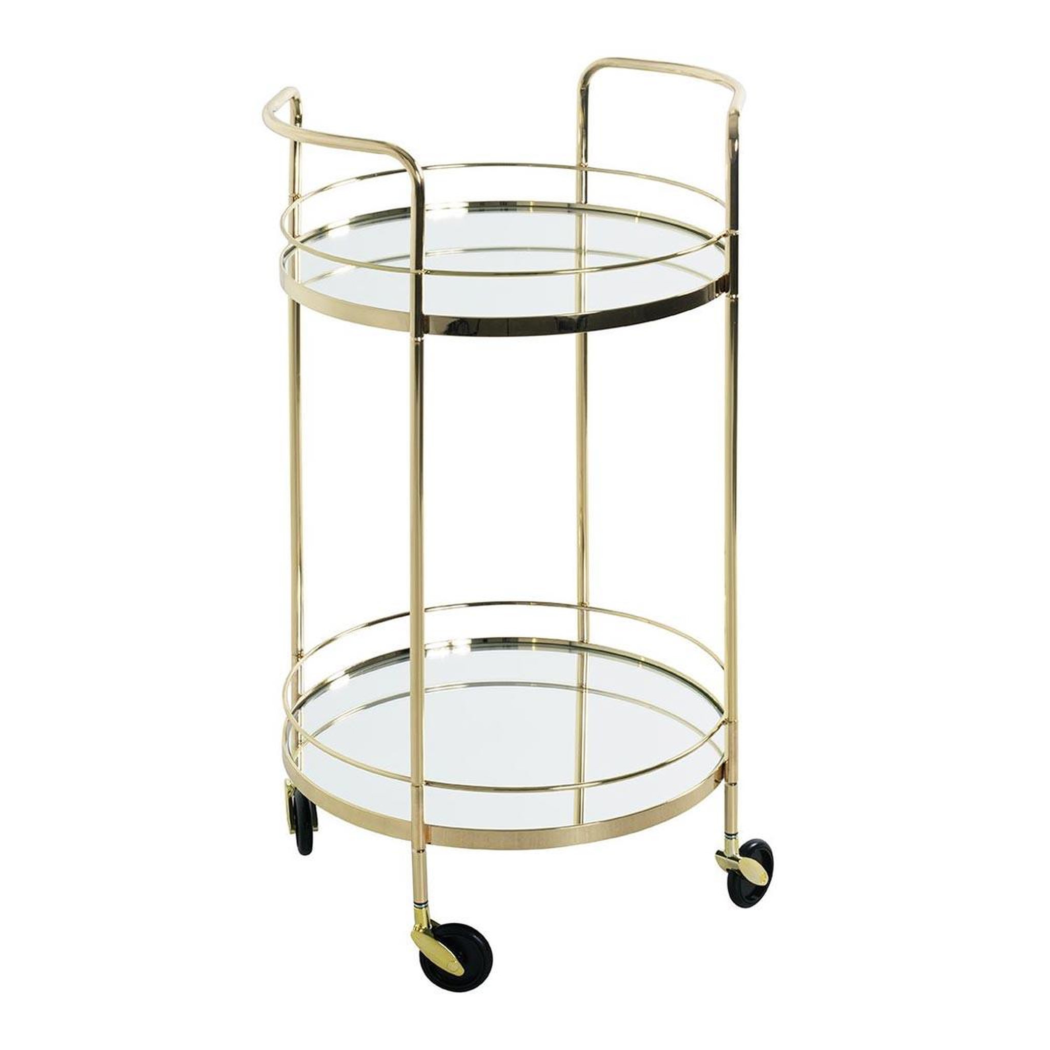 Paris Prix Desserte design 2 niveaux  palace  80cm or
