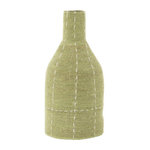 Paris Prix Vase Bouteille Design Pointillés  Jonc de Mer  50cm Vert
