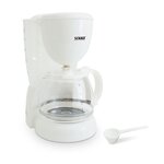 SCHMIT Cafetière 10 Tasses Avec Filtre Permanent Amovible Sch1012 Blanc Schmit