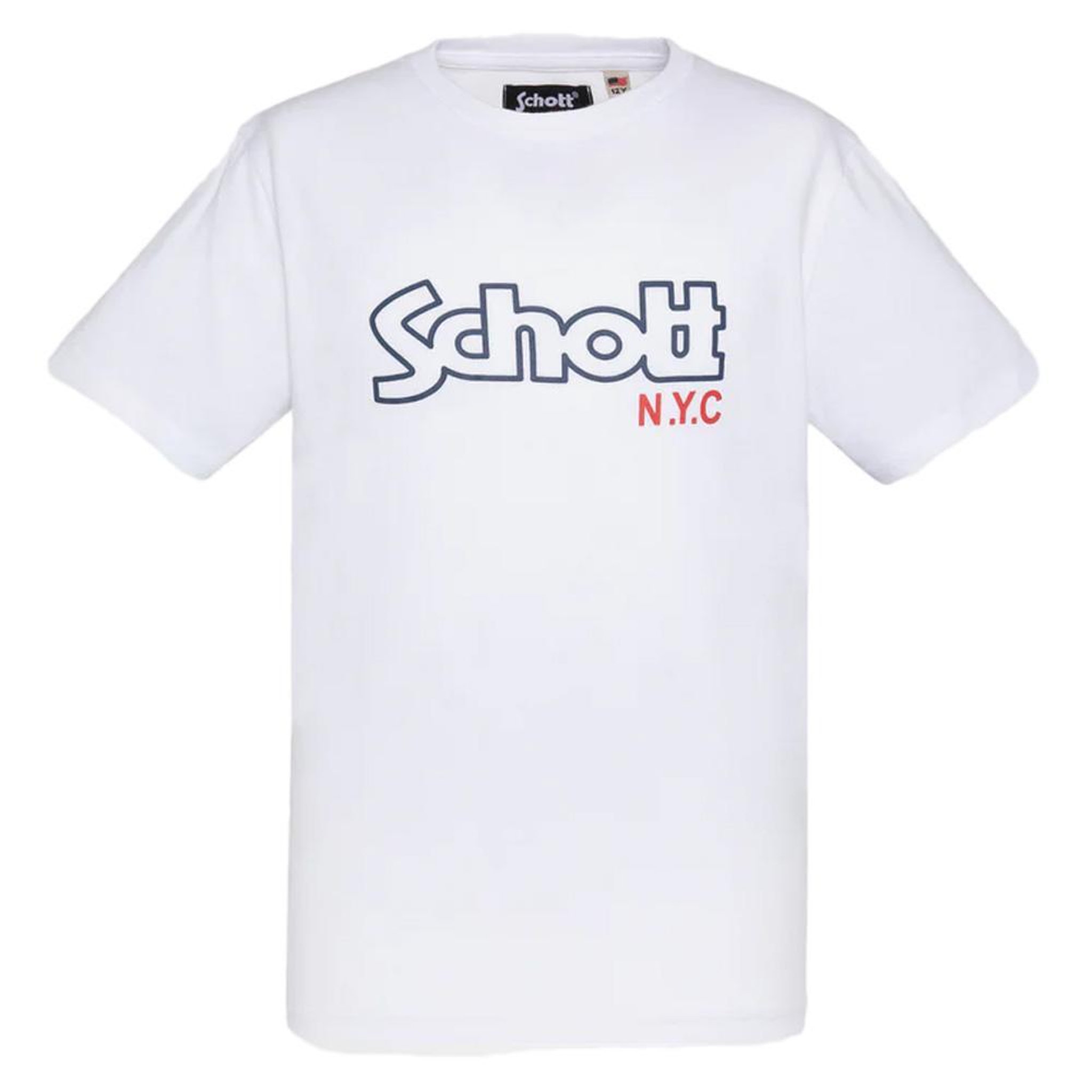 Voir la diapositive 1 : Schott T-Shirt Blanc Garçon Schott VINTAGE