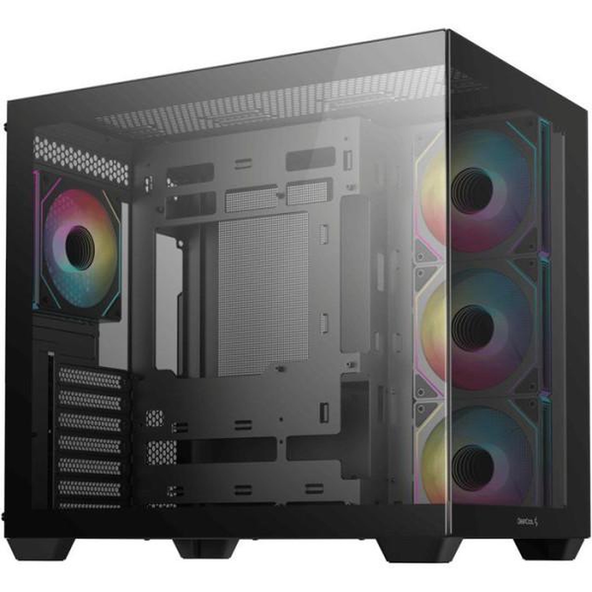 Voir la diapositive 3 : Deepcool Boitier PC - DEEPCOOL - R-CG530-BKADA4-G-1 - Mini tour - Format Mini-ITX / Micro-ATX / ATX & Micro-ATX - 4 ventilateurs ARGB - N