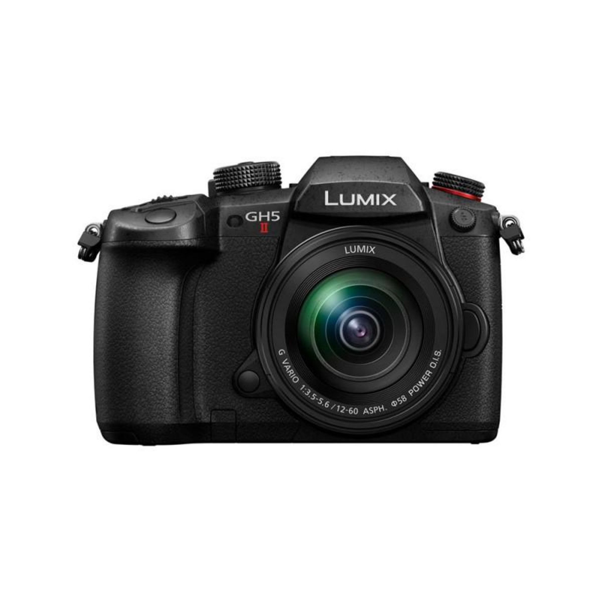 PANASONIC Appareil photo hybride Panasonic Lumix GH5 Mark II + G 12 60mm f 3.5 5.6 Noir