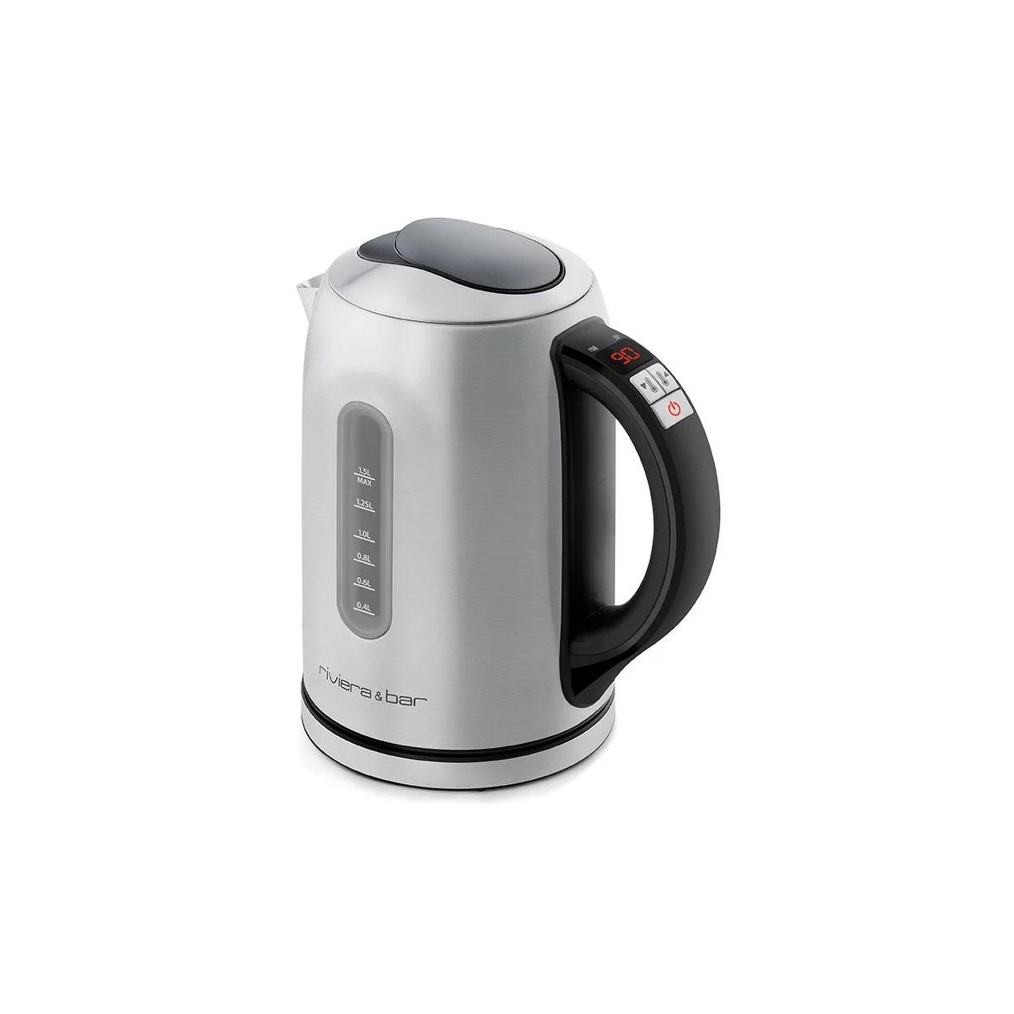 Riviera & Bar Bouilloire sans fil 1.5l 2200w inox/noir - bbt460