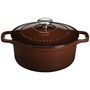 Voir la diapositive 1 : Chasseur Cocotte en fonte émaillée 20cm chocolat - PUC472079