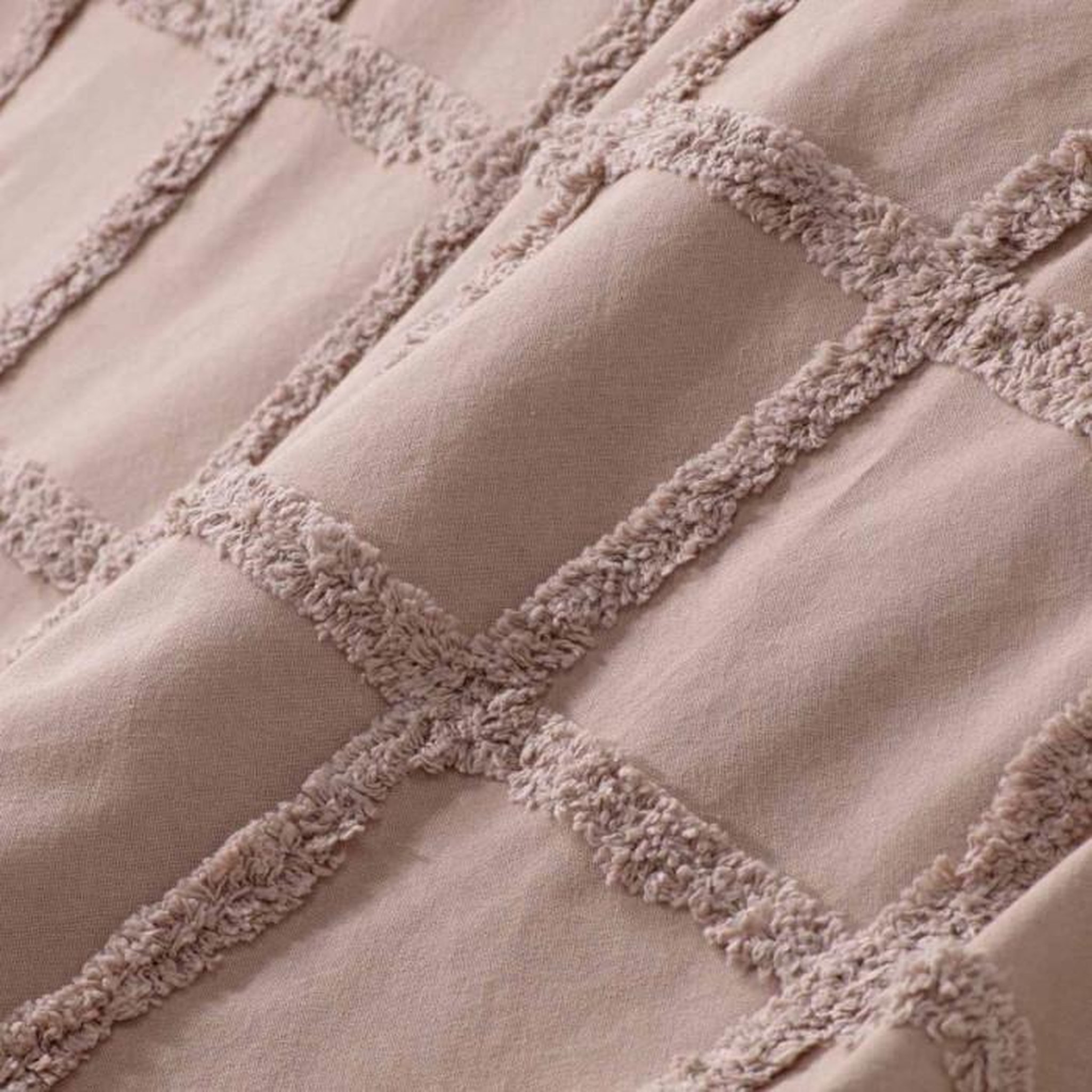 Voir la diapositive 3 : Paris Prix Plaid Uni en Coton  Calyssa  125x150cm Rose