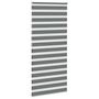 Voir la diapositive 4 : VIDAXL Store zebre gris fonce largeur du tissu 95,9 cm polyester
