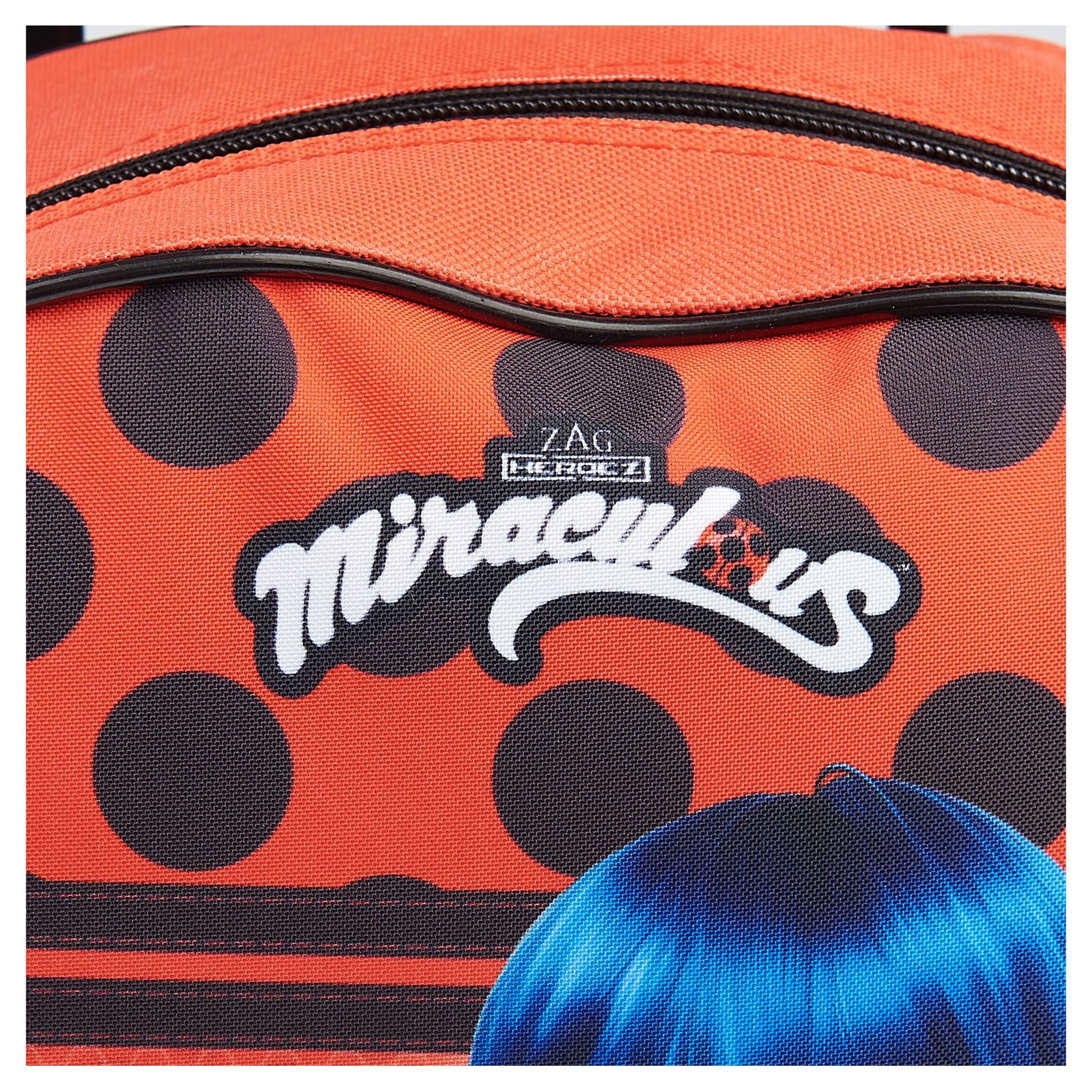 Voir la diapositive 5 : DISNEY Sac maternelle à roulettes rouge MIRACULOUS