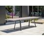 Voir la diapositive 3 : DCB GARDEN Table de jardin - 10/12 places - Aluminium/céramique - Gris - STOCKHOLM