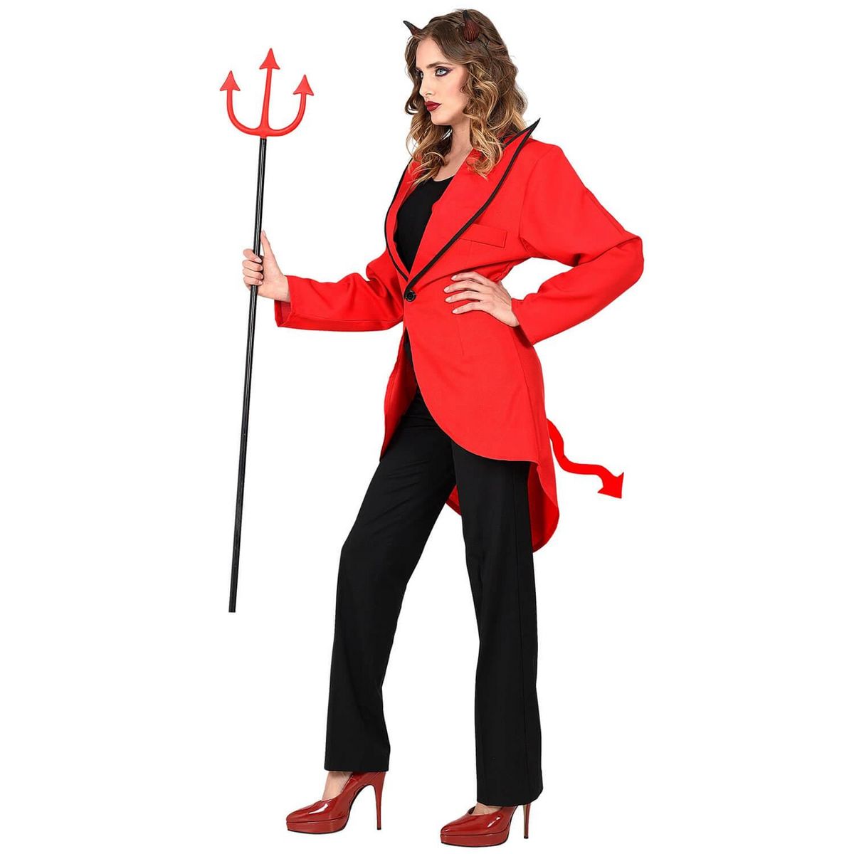 WIDMANN Déguisement Manteau de diable - Adulte - S