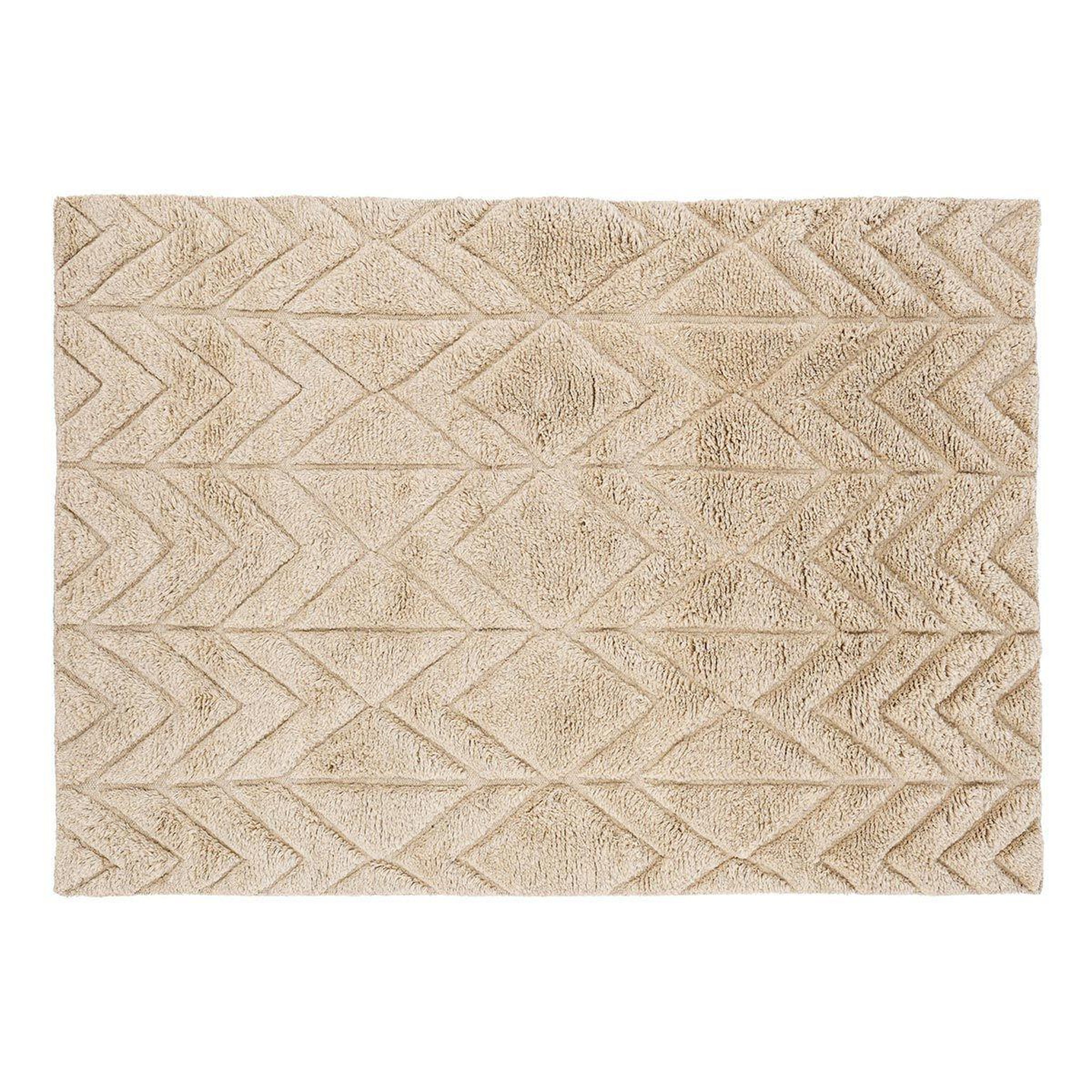 Paris Prix Tapis déco en laine  zoe  160x230cm beige