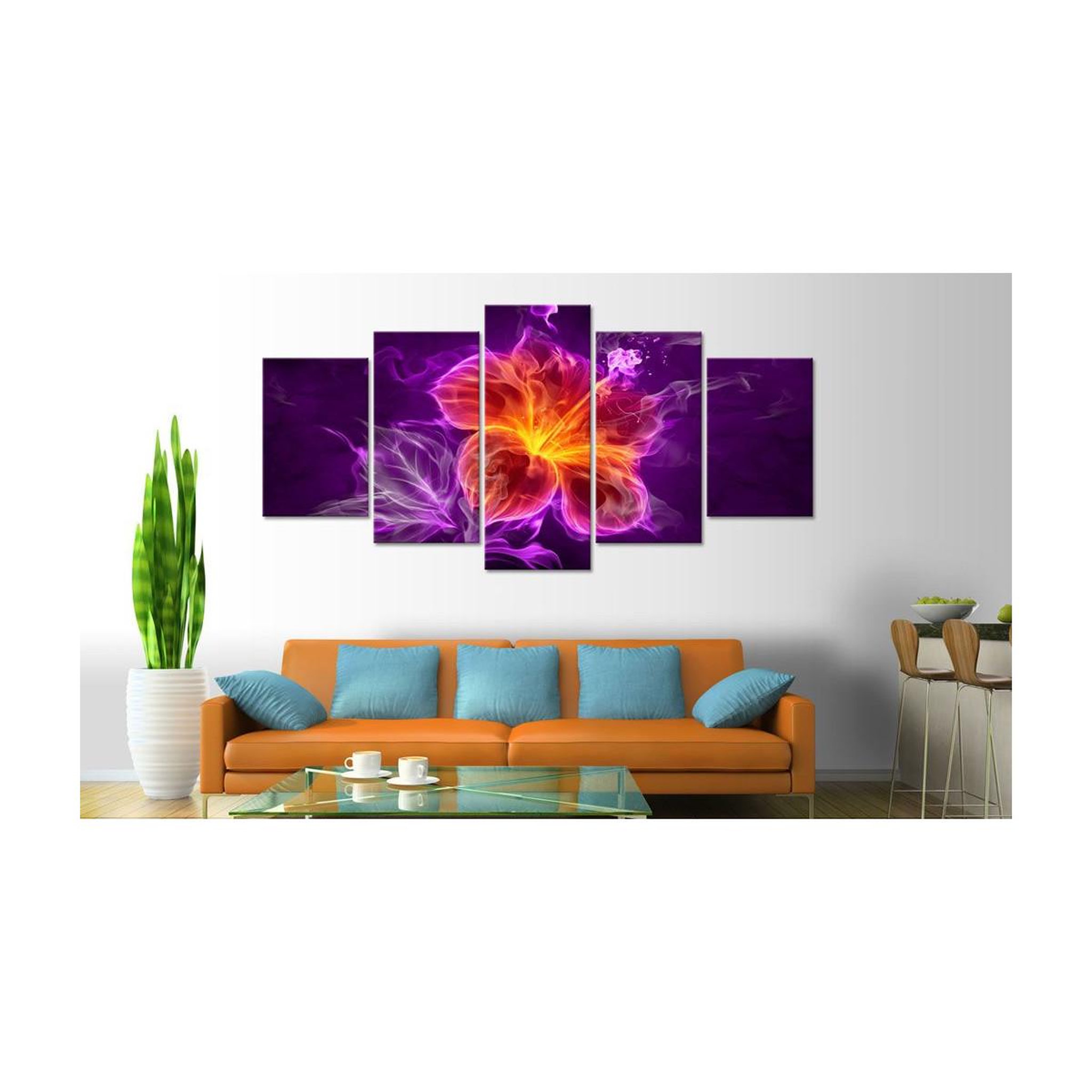 Voir la diapositive 2 : Paris Prix Tableau Imprimé  Esoteric Flower