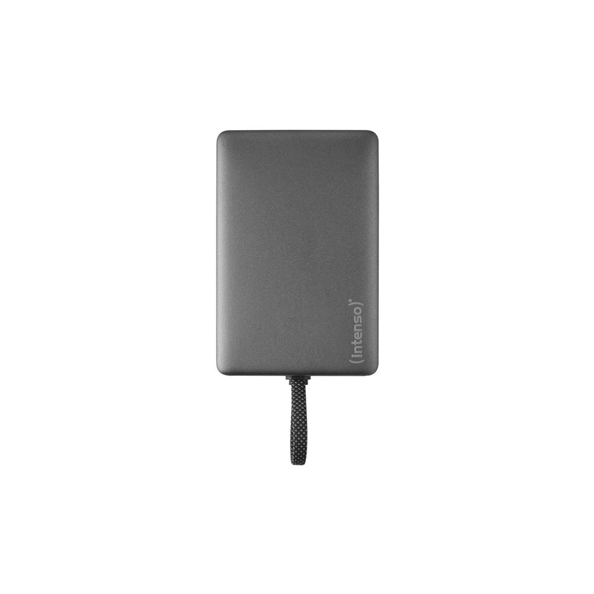 Intenso Intenso powerbank mc10000 avec câble usb-c intégré et dos magnétique, 10 000 mah, 20 watts