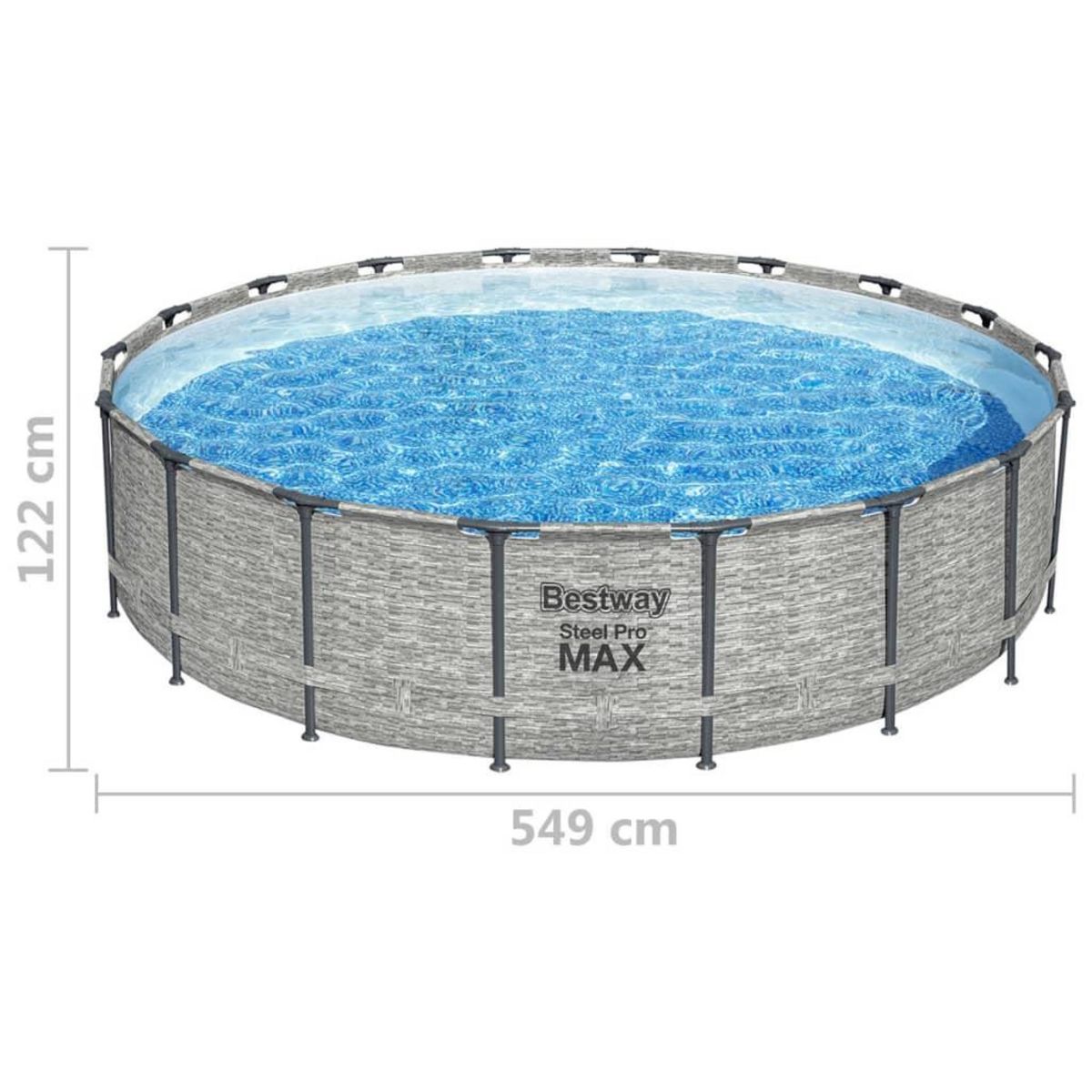BESTWAY Bestway Piscine Power Steel 549x122 cm
