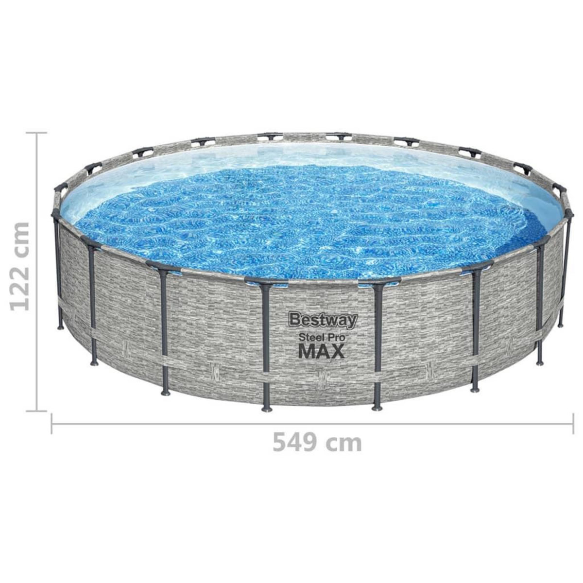 BESTWAY Bestway Piscine Power Steel 549x122 cm