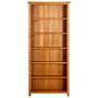 Voir la diapositive 2 : VIDAXL Bibliotheque a 6 etageres 80x22,5x180 cm Bois de chene massif